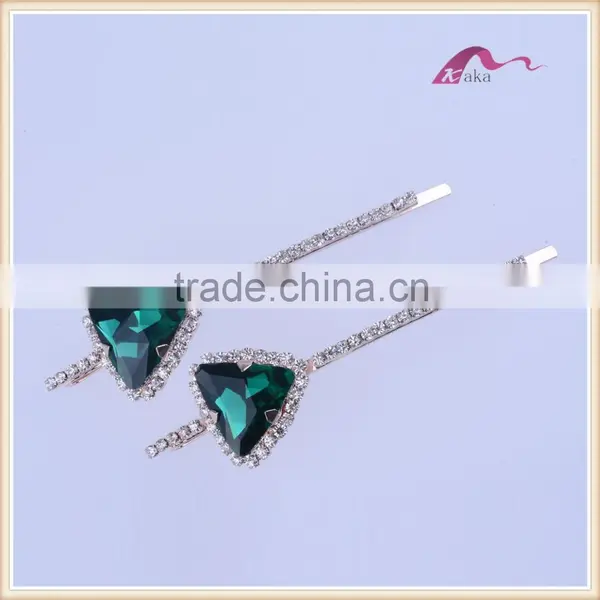 Fashion Design Crystal Hair Pins Good Quality Alloy Hair Pins for Female