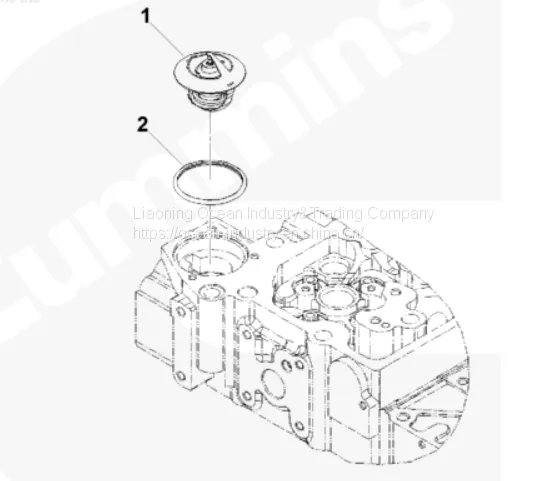 4BT/4BT3.9/6BT/6BT5.9/4D102/6D102 Thermostat Apply to Truck/excavator(3930315) photo-5