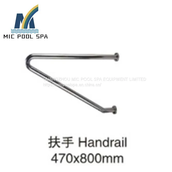Sturdy and Not Easy to Rust Bathroom Outdoor Swimming Pool Non-slip Straight Grabrail Stainless Steel 316 Handrail photo-3