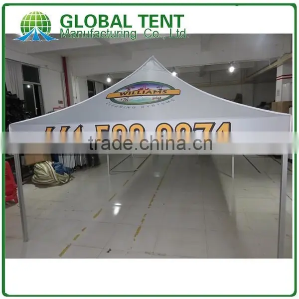 40mm Aluminum Fold Tent 10ft X 20 ft With All Metal Connectors, Custom Print Canopy& Valance,1 Full Wall & 1 Half Side Wall photo-6