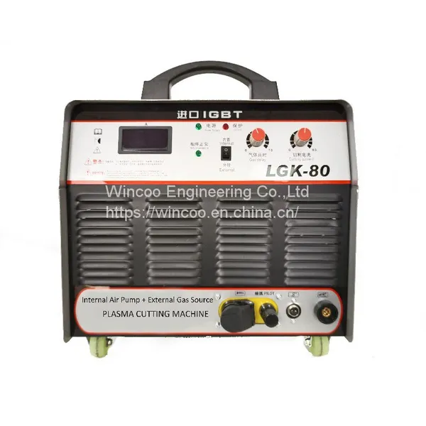 2021 New Inverter Portable Plasma Cutter Lgk-80 Including Built-in & External Air Compressor and MMA Welder photo-2