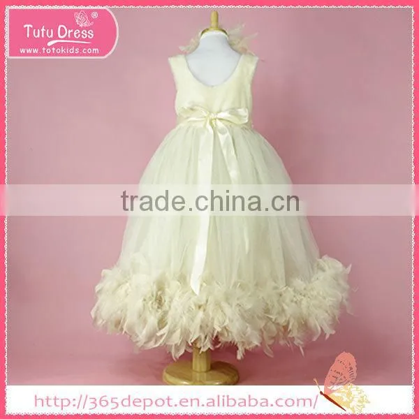 Princess Dress Baby Girl Wool Dress Flower Girl Dress