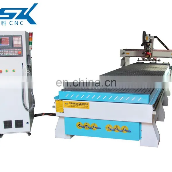 Automatic Low Price SKW-1325DC Metal Wooden Industry Penumatic ATC CNC Router photo-2