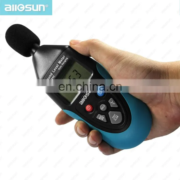 All-sun EM2242 Digital Sound Level Meter 30-130dB Handheld Noise Detector LCD Display Handheld Sonic Wave Tester Sound Meter photo-5