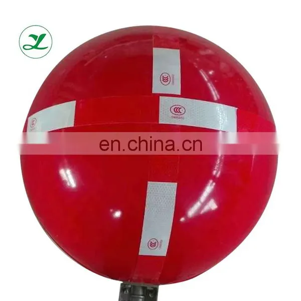 Factory Supply High Quality 800mm 3mm Orange Water-proof Overhead High-voltage Wire FRP Warning Sphere photo-5