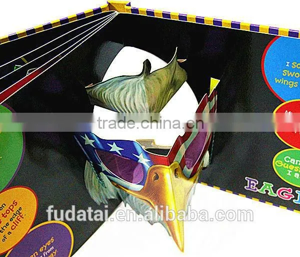 FDT Customizes Top Quality Kids 3D Pop up Book Printing photo-3