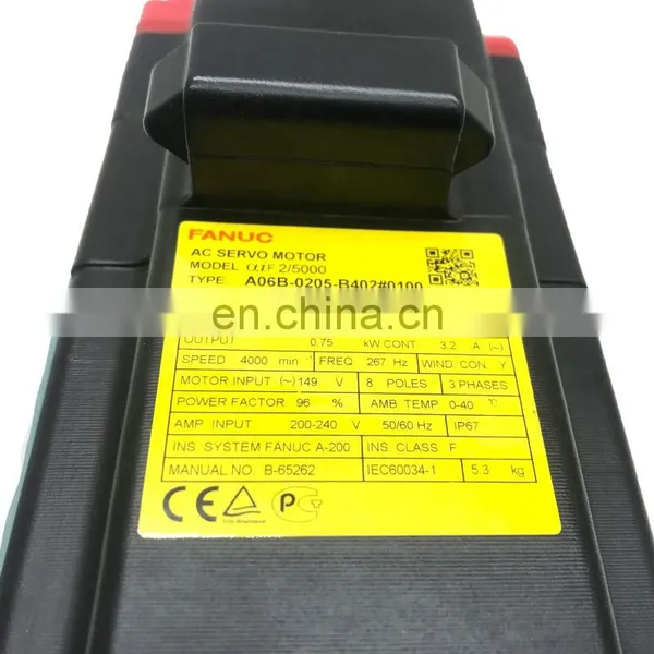 In Supply Original New Fanuc ac Servo Motor A06B-0205-B402#0100 photo-5