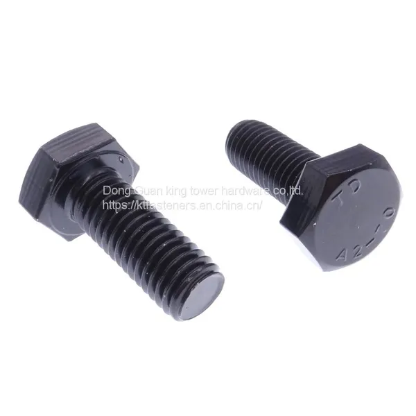 A2-70 External Hex 8.8 Gade Bolts Black MS Bolts