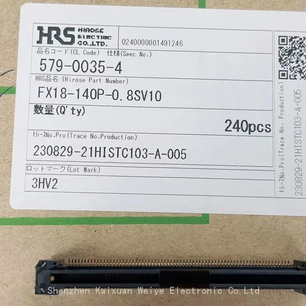 FX18-140P-0.8SV10 HIROSE Connector 0.8mm 140pin Female Type photo-5