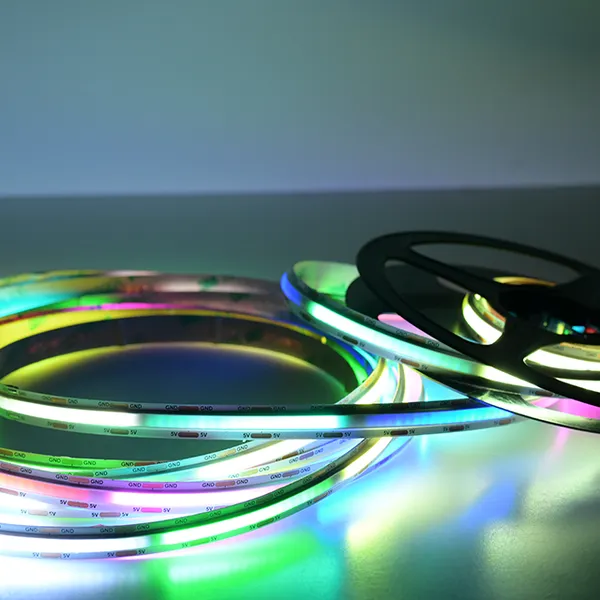 Digital RGB COB Led Strip Lighting DC5v 1008Leds LC8805C Addressable Rgbic Bar Ambiance Decorative Lights COB LED Tape Light photo-4