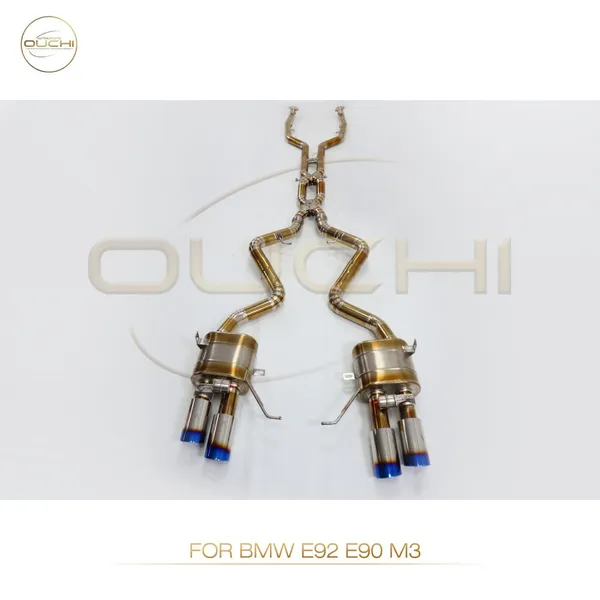 Titanium alloy Exhaust System Catback for BMW E92 E90 M3/M2 G87/M2C F87/M4 F82 Muffler with valve High-performance