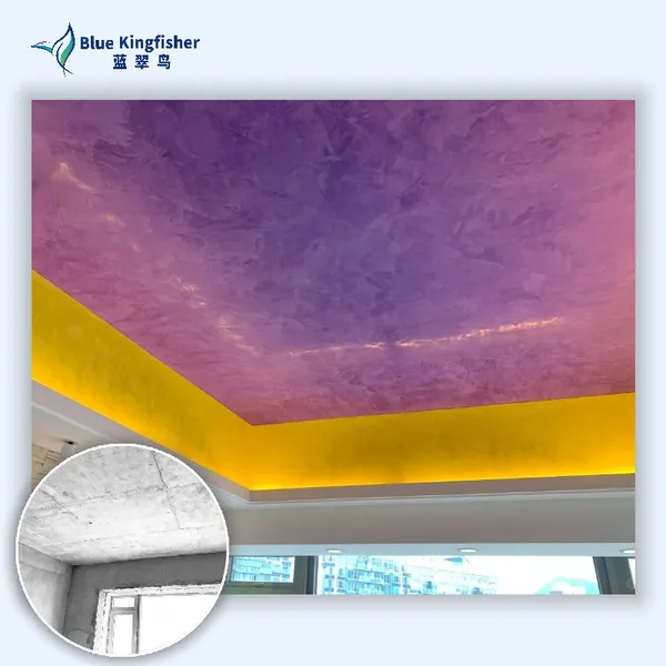 Blue Kingfisher China Factory Made for Venetian Plaster photo-3