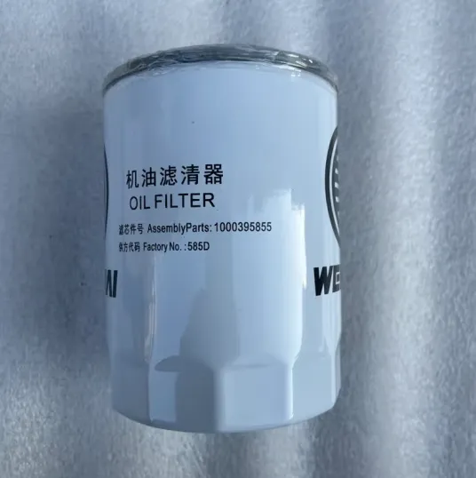 Hot Selling High Quality Fuel Filters 1000395855 Oil Filter for Wei Chai Top Construction Machinery Parts photo-2