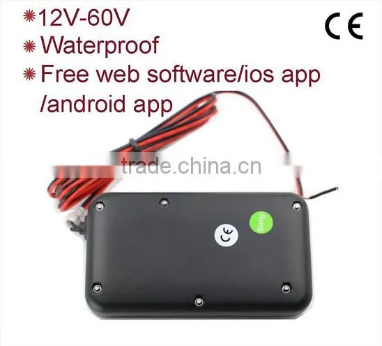 Waterproof GPS Car Tracker With 12-60V Power Supply and FREE GPS Tracking Software APP
