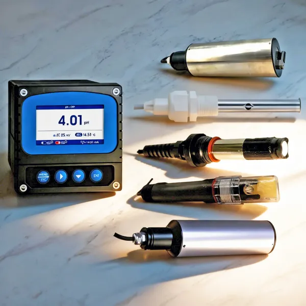 AT4000 Mutiparameter Water Quality Meter pH Sensor ORP Conductivity Dissolved Oxygen Chlorine Turbidity Sensor 4-20ma Water Instrument photo-2