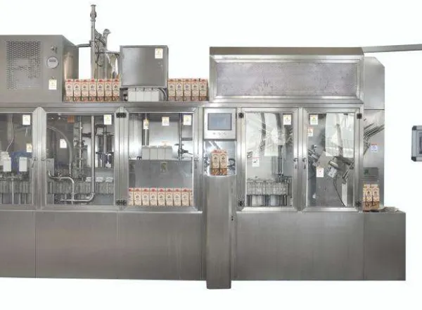 Full Automatic Gable Top Carton Filling Machine for Tea Drink photo-2