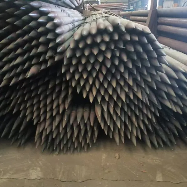 Hot Rolled Advanced Small Conduit Soil Nail Steel Pipe 108 Pointed Punched Grouting Pipe Slope Support Tunnel photo-5