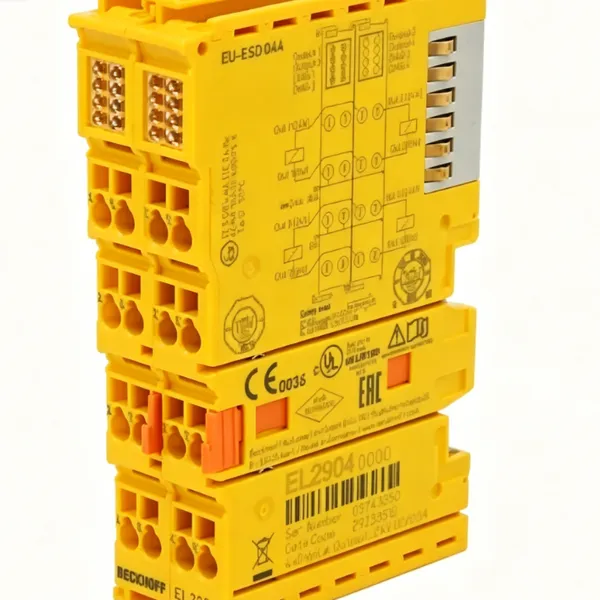 Beckhoff EL2904 EtherCAT TwinSAFE Safety Output Terminal 4-Channel 24V DC 0.5A Fail-Safe Digital Output Module photo-3