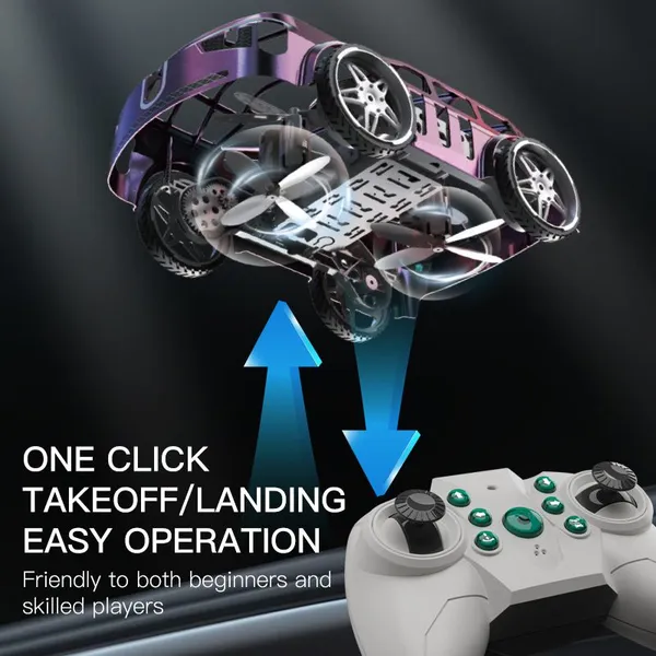 ZLL SG900 PRO Newest Flying Car RC Drone 2.4GHz Headless Mode LED Light Land Air Mode 2 in 1 Quadcopter Toy Best Gift photo-4