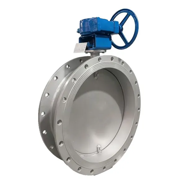 Factory Direct Sales of High-quality Manual Worm Gear Flange Ventilation Butterfly Valve
