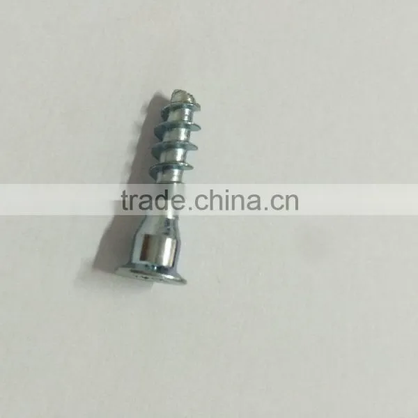 Flat Head Pozidrive Carbon Steel Confirmat Screw 7.0 x 30 photo-2
