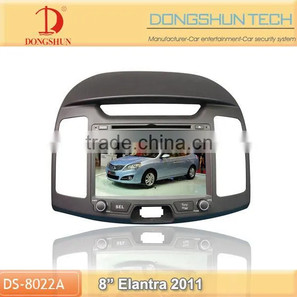 8inch HD Touch Screen 2011 Hyundai Elantra Car Audio Video Player With GPS,TV,bluetooth