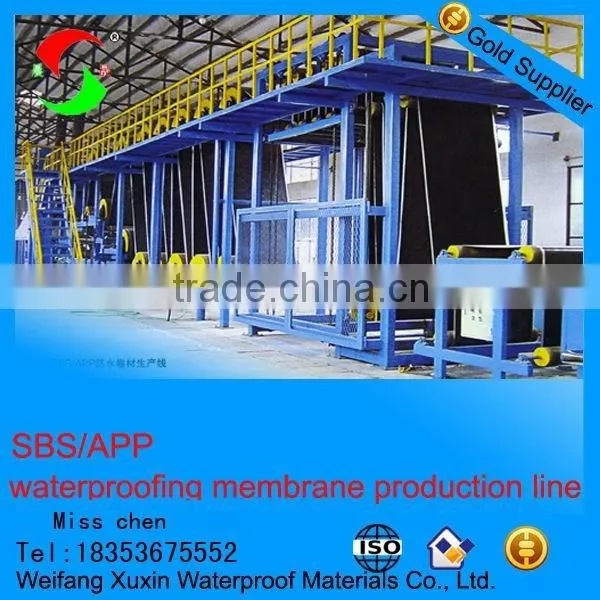 bitumen waterproof membrane production line