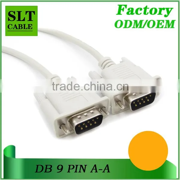SLT Good Price DB 9 Pin Serial Cable Male to Male RS232 Cable photo-4