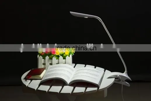 Rechargeable Flexible JK-853C Dimmable Led Desk Lamp 360 Degree in Door Foldable Color Changeable Clip Led Table Light photo-4