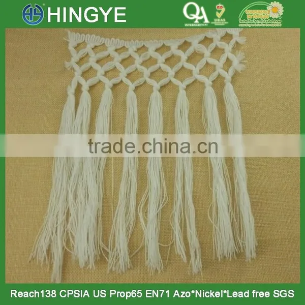 Wholesale White Cotton Tassel Long Fringe Trim H1546 Quality Choice photo-3