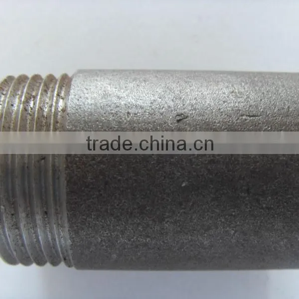 Galvanized/Zinc Plating&black Carbon Steel Pipe Nipples and Socket Factory Steel Barrel Nipples NPT American Standard Factory photo-5
