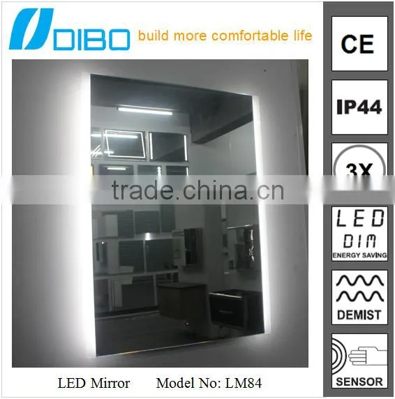 Any Shape 4mm Thickness Wall Mounted LED Bathroom Mirror photo-2