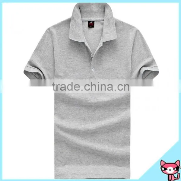 Gray Color t Shirt Polo for Man
