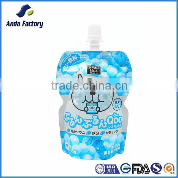 Liquid Stand up Pouch With Spout /plastic Water Bag /fruit Juice Packaging Bag photo-5
