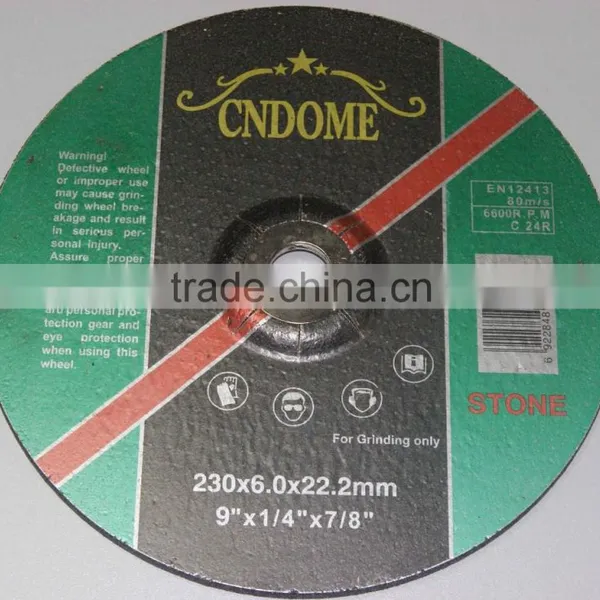 12" 230*6*22.2mm Grinding Wheel for Metal/stone