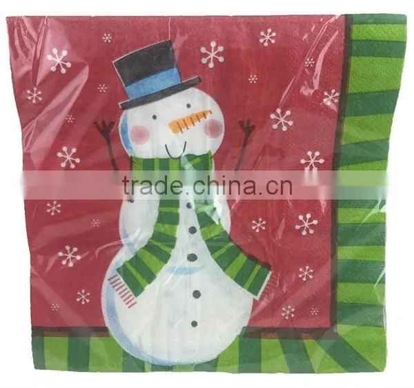 Christmas Snowman Disposable and Holiday Party Snowman Dinner Plates Dessert Plates Paper Cups Paper Napkins Spoons Forks Knives photo-4