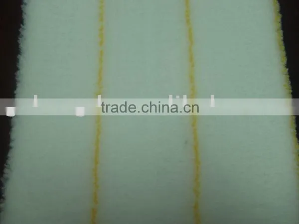 Acrylic Paint Roller Fabric With Yellow Stripe 700g/sqm-8mm