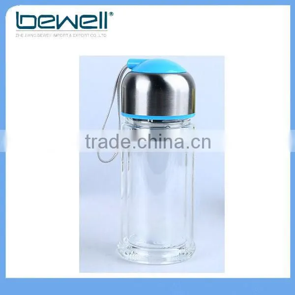 Double Wall Easy to Carry Fashion Glass Bottle photo-3