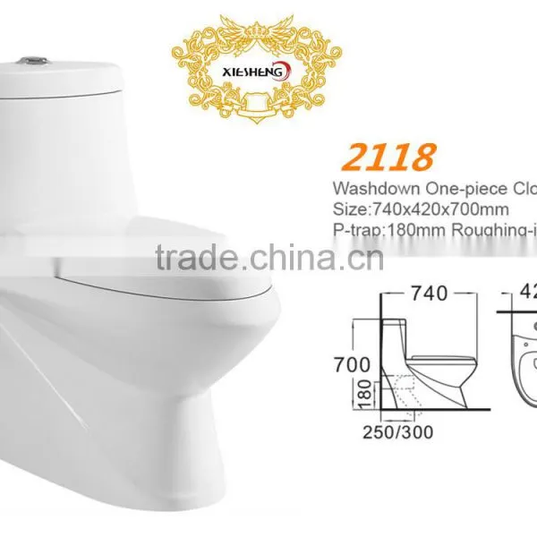 China Sanitary Ware Bathroom Toilet wc Ceramic One Piece Toilet Bowl Design photo-2