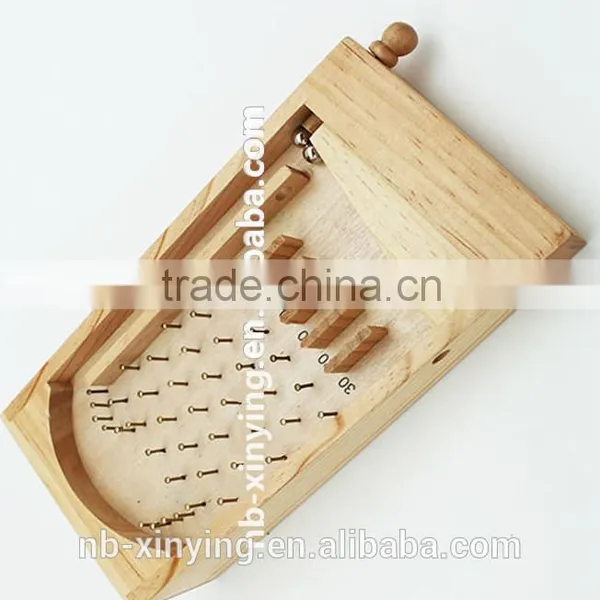 2016 New High Quality Wooden Pinball Game Set Mini Table Games Cheapest Price photo-2