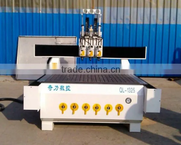 QL-1325 CNC Router for Small Business Three-head ATC China 3d Wood Door Cnc Router for Sale photo-6