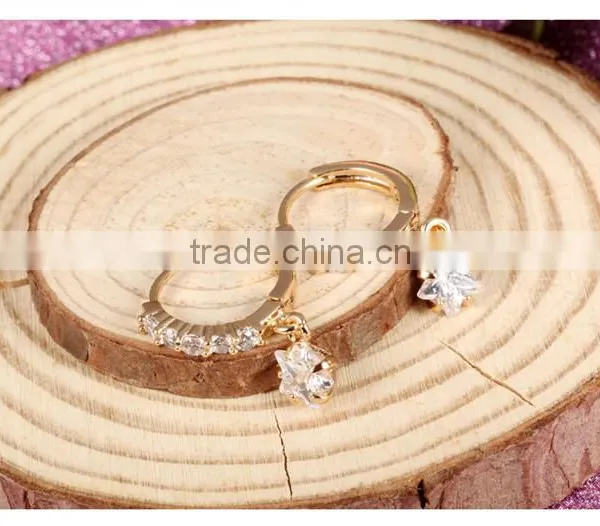 Women Fashion Trend Gift Cubic Zircon 2016 Hot Hanging Earring photo-5