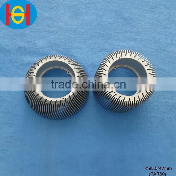 Supplier 6063 Led Round Aluminum Extrusion Heat Sink Profiles photo-5