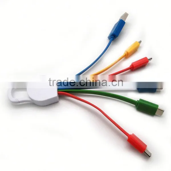 Noodle Flat Usb Data Charger Cable for Mobile Phone photo-3