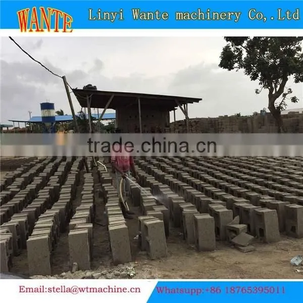 WT10-15 Mobile Brick Forming Machine With Material Ciment photo-3