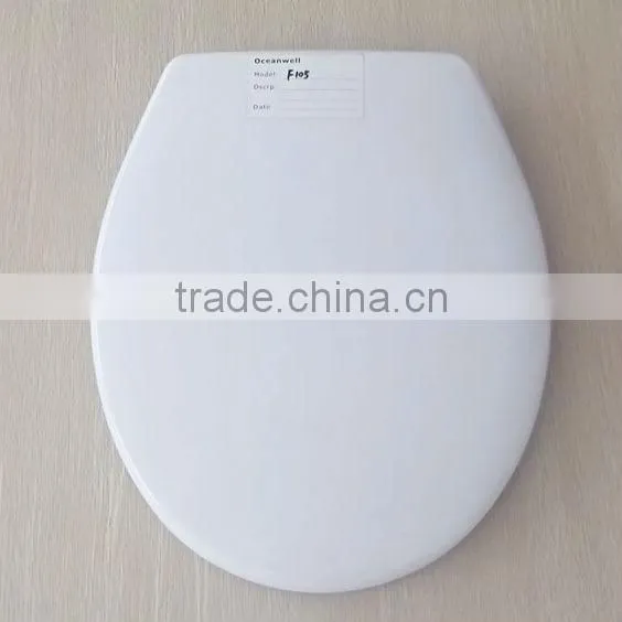European Shape WC Toilet Seat With Metal Hinge for Bathroom photo-2