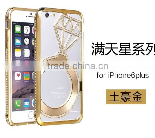 Top Quality Diamond Aluminum Metal Bumper For IPhone 6,samsung s5 photo-2