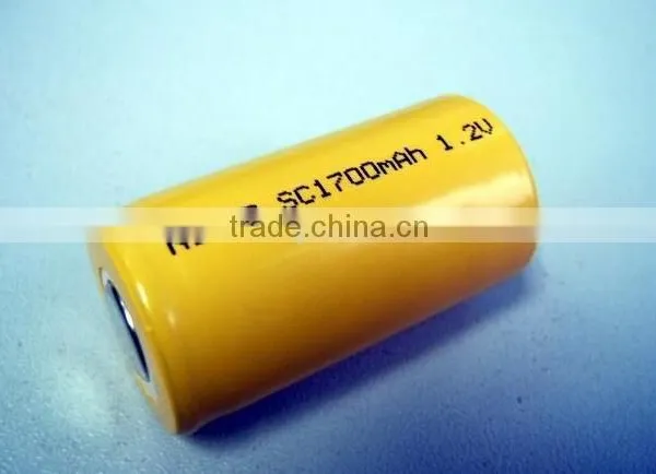 Ni-CD 1.2V 1700mAh Rechargeable Battery for photo-2