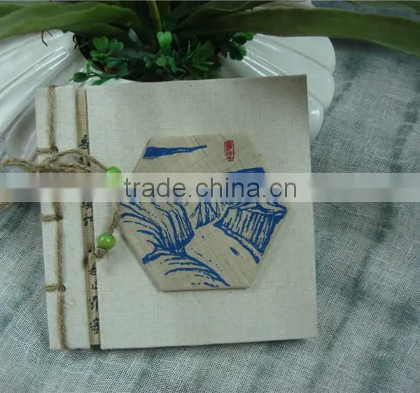 school paper notebook with printing