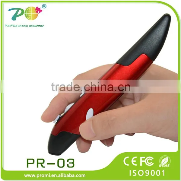 Fancy Gift Optical Pen Shaped Mouse Wireless Mouse 2.4ghz With USB Receiver photo-3